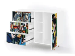 Aparador - 125x98x48 cm - BS2 - Women of Algiers, Blanco