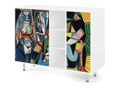 Aparador - 125x98x48 cm - BS2 - Women of Algiers, Blanco
