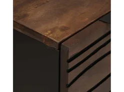 Aparador - 60x33,5x75 cm, madera maciza de mango