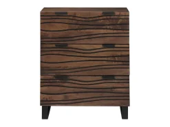 Aparador - 60x33,5x75 cm, madera maciza de mango