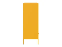 Aparador acero amarillo mostaza 68x39x101,5 cm