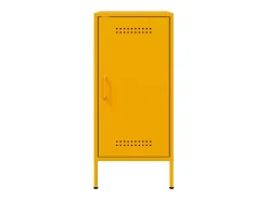 Aparador acero amarillo mostaza 36x39x79 cm