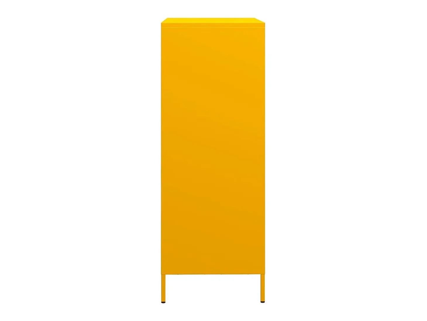 Aparador acero amarillo mostaza 68x39x101,5 cm