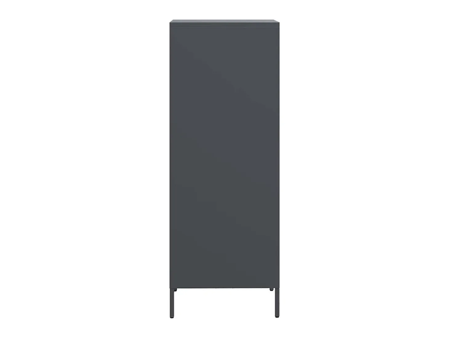 Aparador acero gris antracita 35x39x103,5 cm