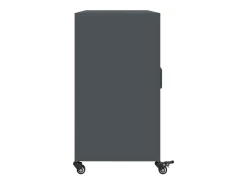 Aparador acero gris antracita 100,5x39x72 cm