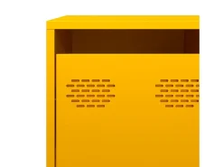 Aparador acero laminado en frío amarillo mostaza 135x39x103,5cm