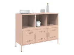 Aparador acero rosa 100,5x39x79 cm