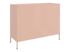 Aparador acero rosa 100,5x39x79 cm
