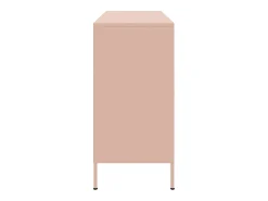 Aparador acero rosa 100,5x39x79 cm