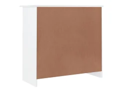 Aparador ALTA blanco 77x35x73 cm madera maciza de pino