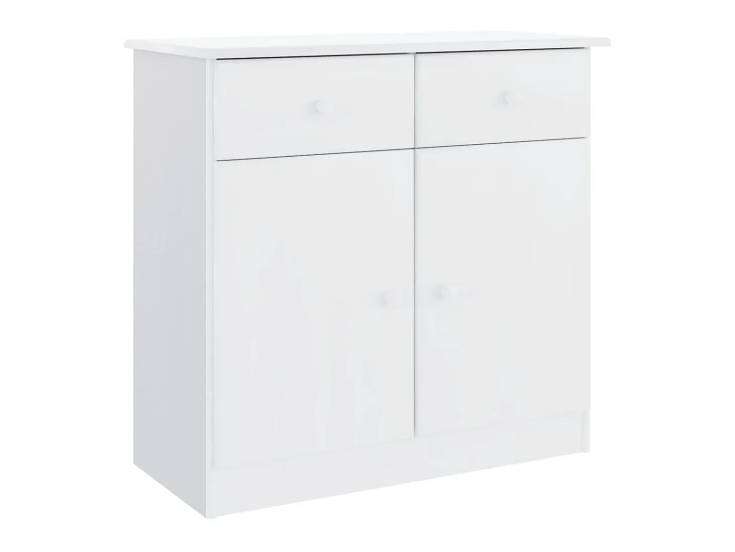 Aparador ALTA madera maciza de pino blanco 77x35x73 cm ES21052