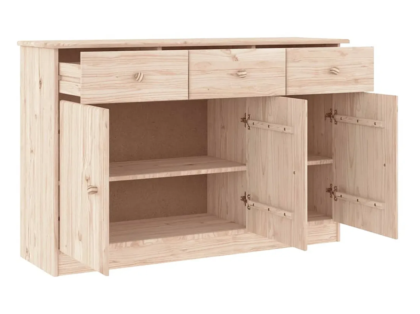 Aparador ALTA madera maciza de pino 112x35x73 cm ES67393