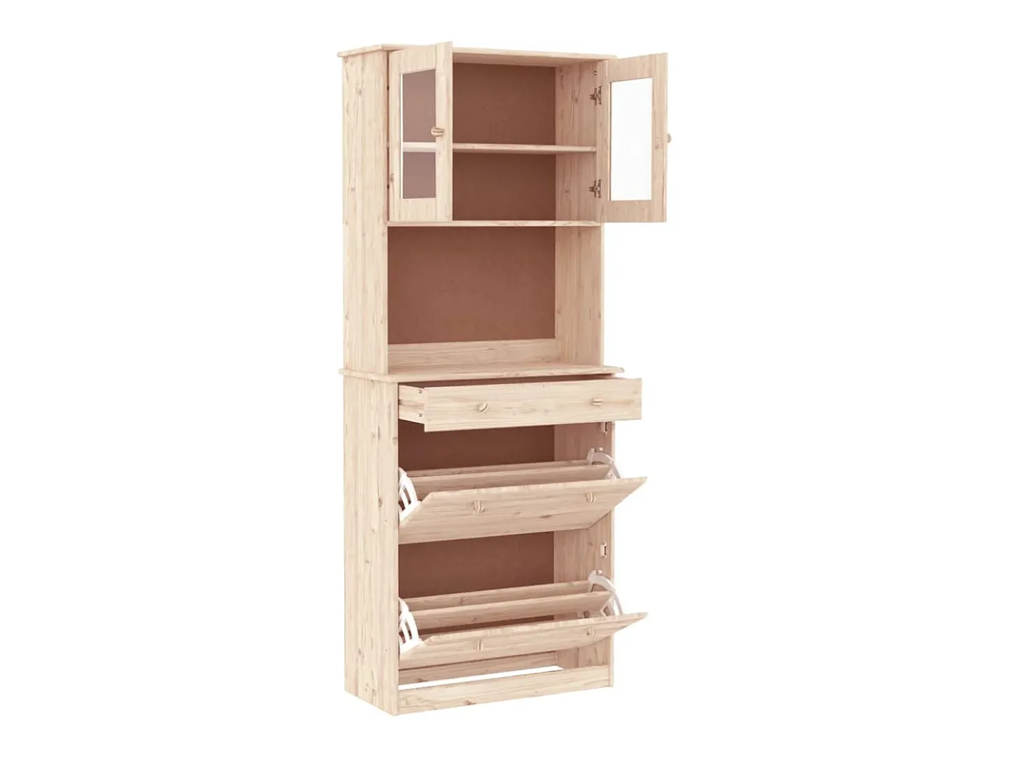 Aparador ALTA 77x35x188 cm madera maciza de pino
