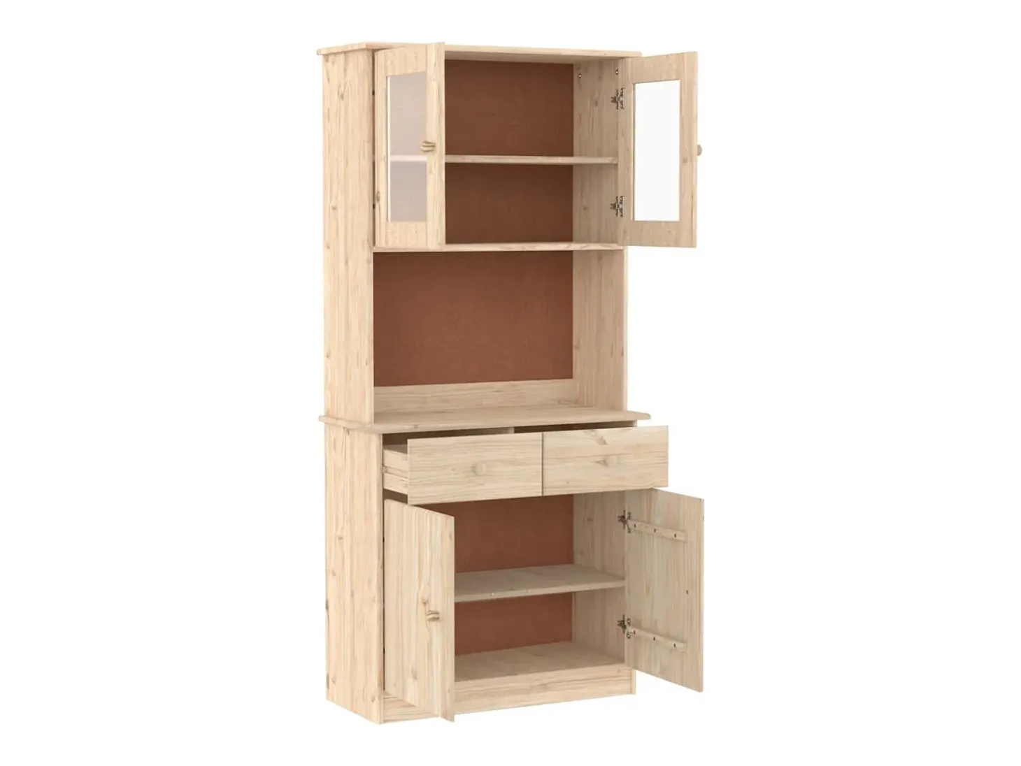 Aparador ALTA 77x35x165 cm madera maciza de pino