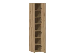 Aparador alto 2 pcs Roble artesanal 30 x 42,5 x 185 cm