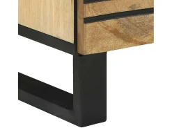 Aparador alto - 40x33,5x110 cm en madera maciza de mango
