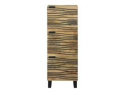 Aparador alto - 40x33,5x110 cm en madera maciza de mango