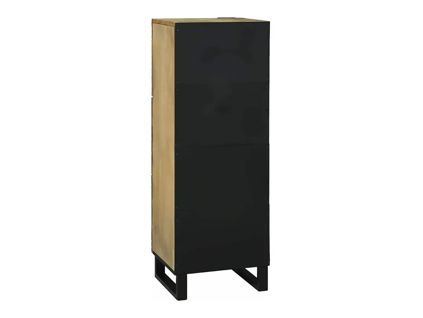 Aparador alto - 40x33,5x110 cm en madera maciza de mango
