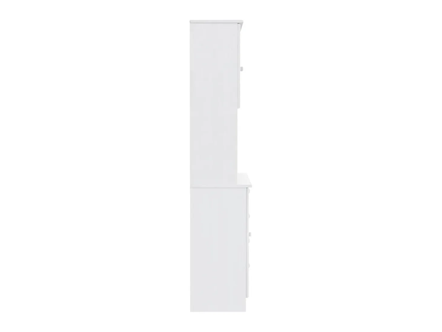Aparador alto ALTA madera maciza de pino blanco 77x35x165 cm ES64812