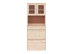 Aparador alto ALTA madera maciza de pino 77x35x188 cm ES40835