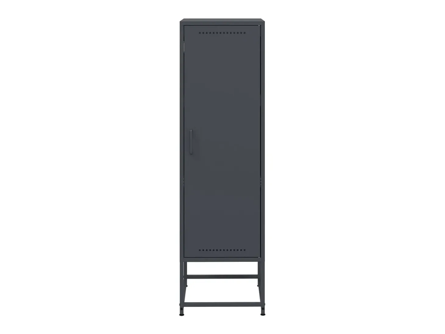 Aparador alto antracita 36x39x123 cm acero