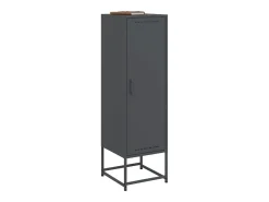 Aparador alto antracita 36x39x123 cm acero
