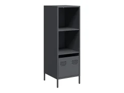 Aparador alto antracita 35x39x103,5 cm acero