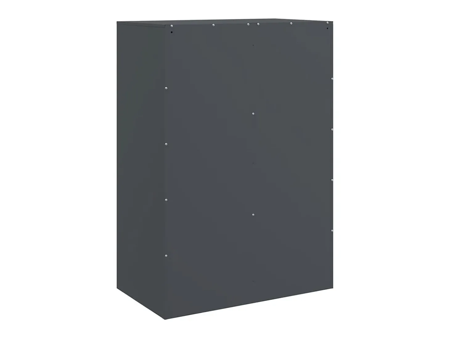 Aparador alto antracita 67x39x95 cm acero