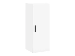 Aparador alto blanco 34,5x34x180 cm Madera contrachapada