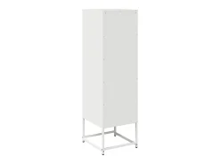 Aparador alto blanco 36x39x123 cm acero laminado en frío