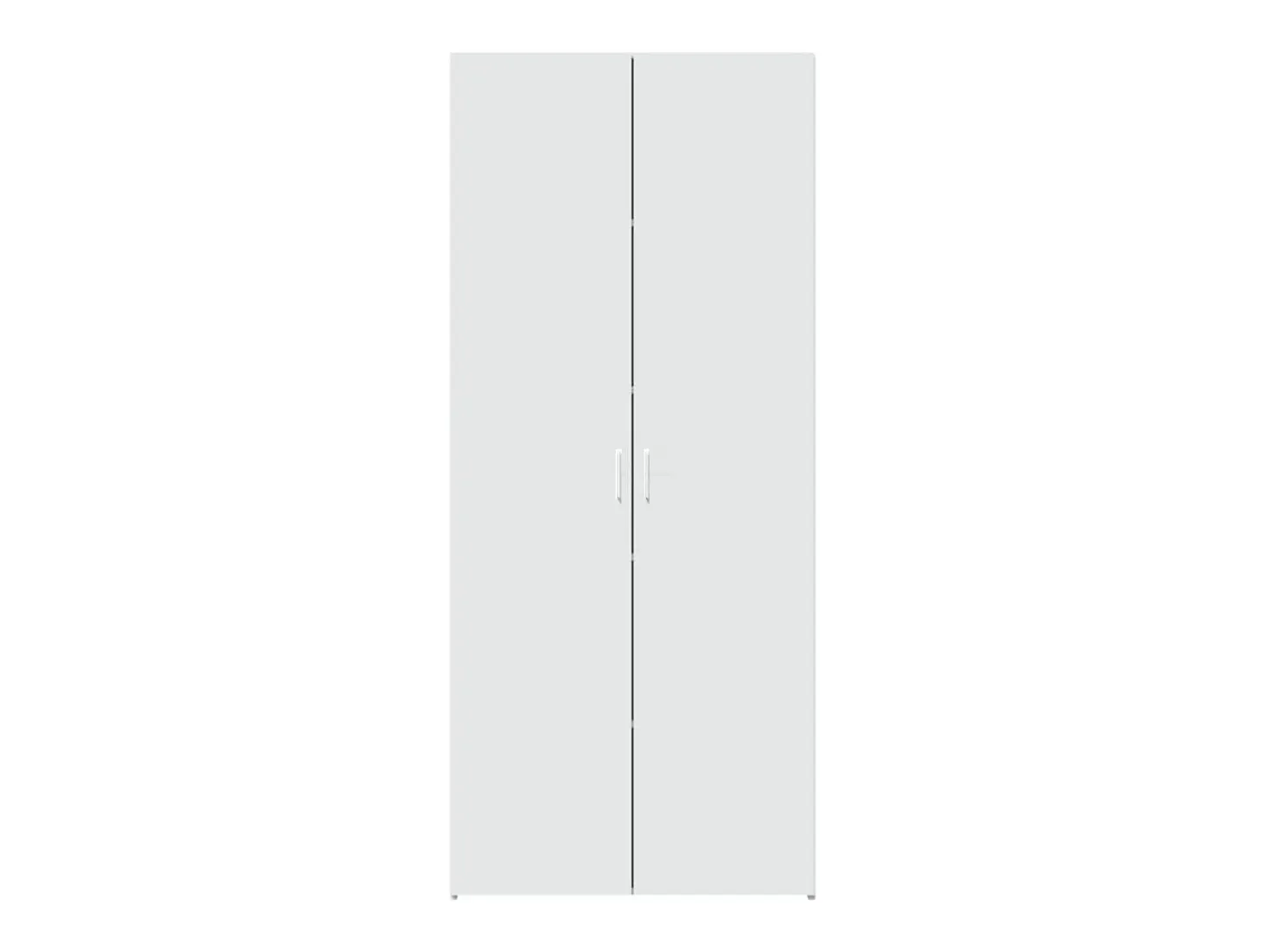 Aparador alto blanco 80x42,5x185 cm madera contrachapada