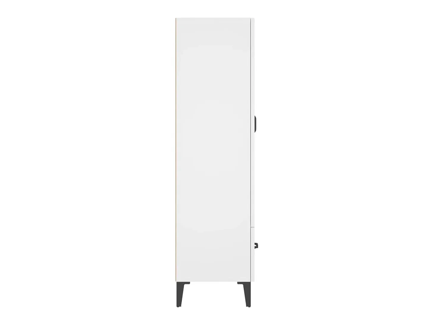 Aparador alto blanco 70x31x115 cm Madera contrachapada