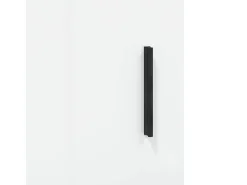 Aparador alto blanco 34,5x34x180 cm Madera contrachapada