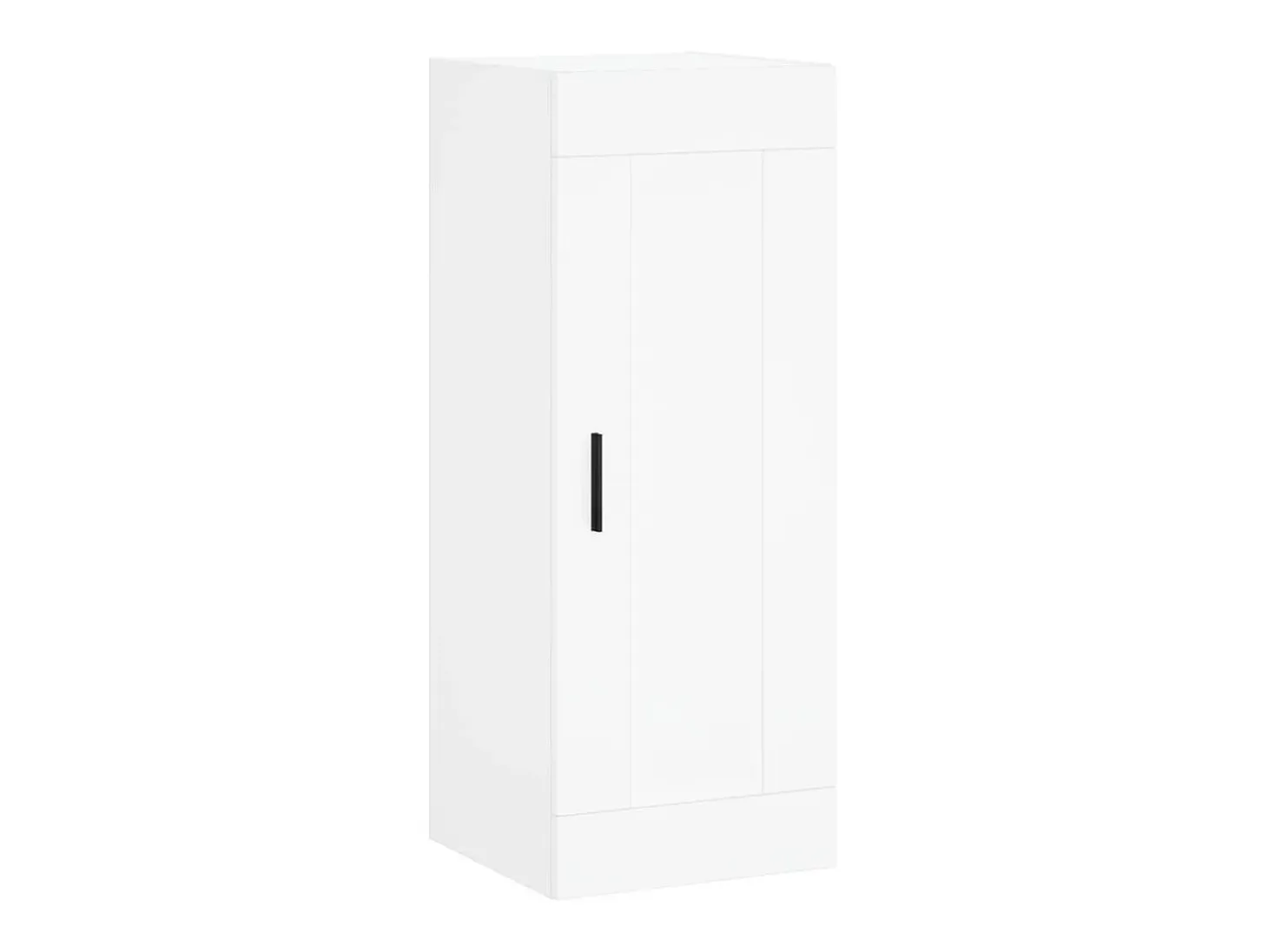 Aparador alto blanco 34,5x34x180 cm Madera contrachapada