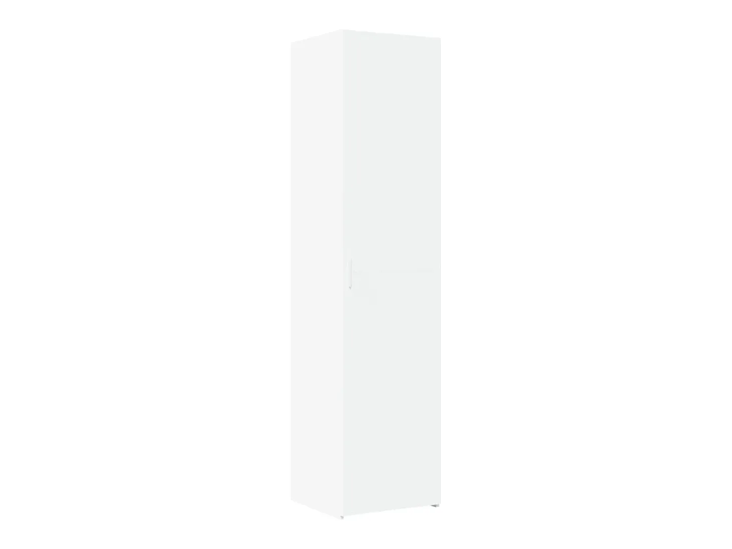Aparador alto blanco 45x42,5x185 cm madera contrachapada
