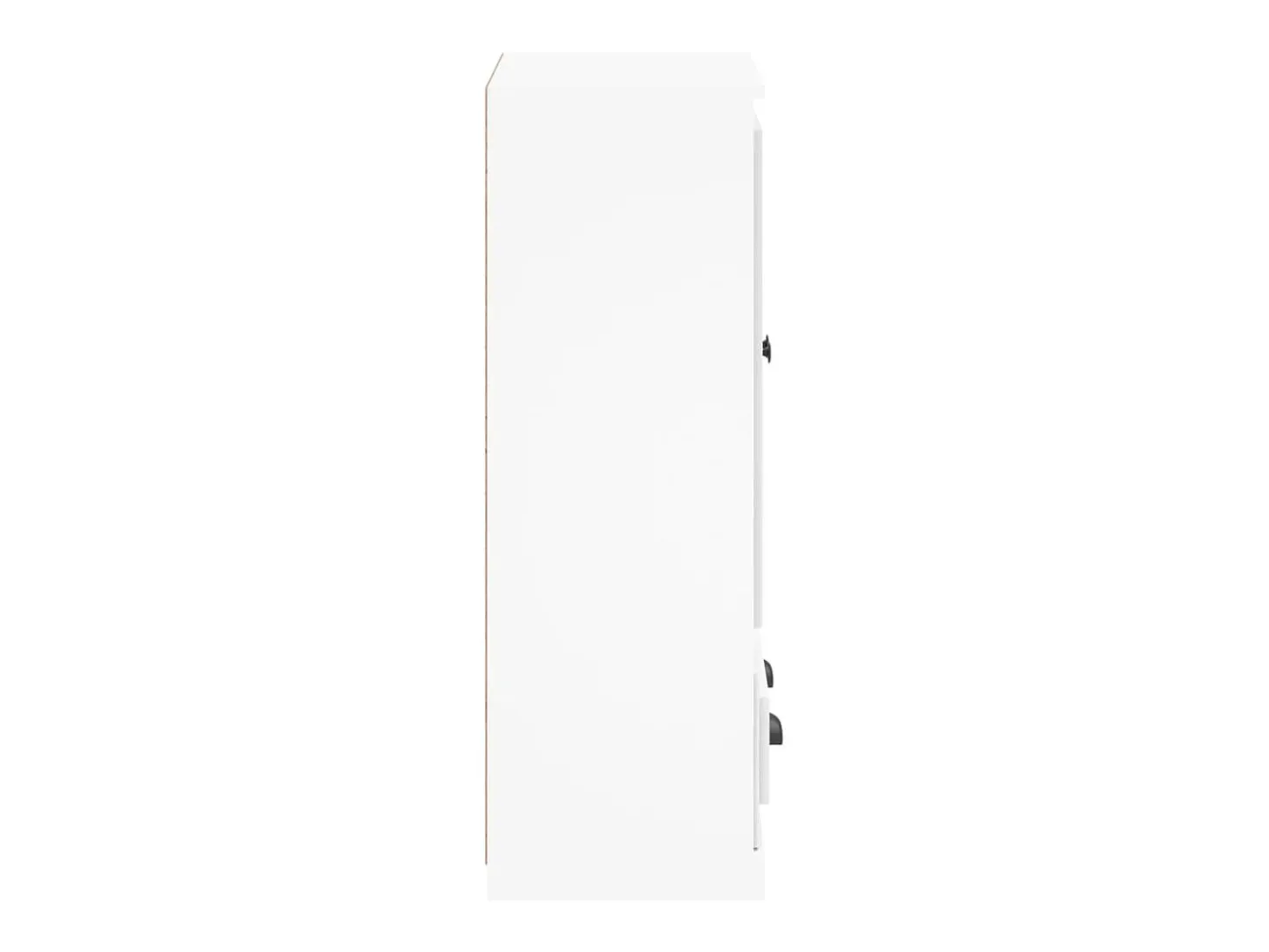 Aparador alto blanco 60x35,5x103,5 cm madera contrachapada