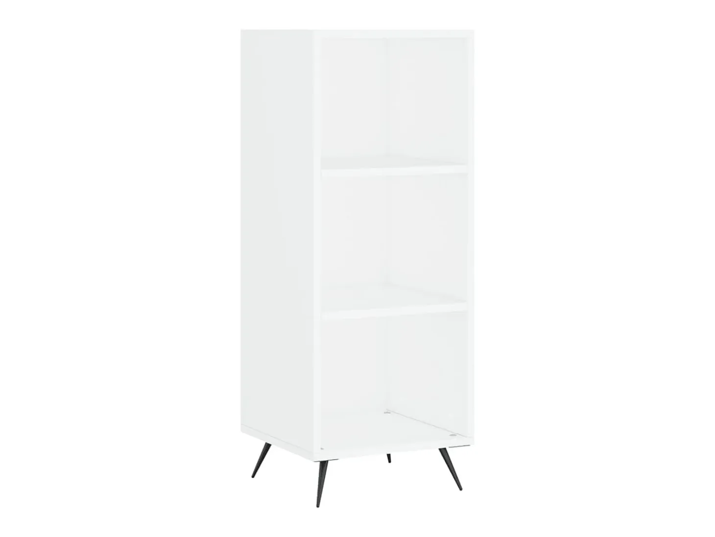 Aparador alto blanco 34,5x34x180 cm Madera contrachapada
