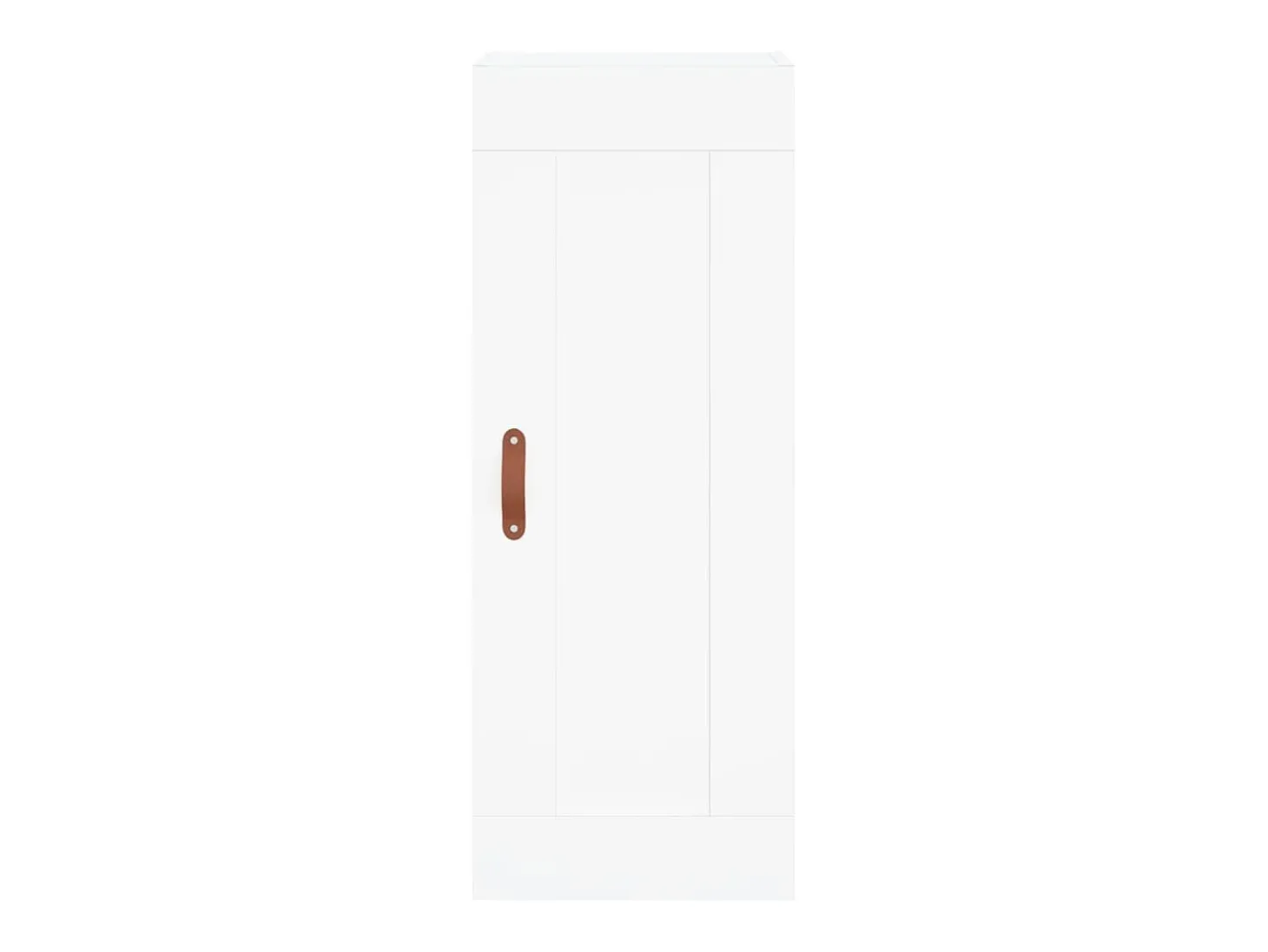 Aparador alto blanco 34,5x34x180 cm Madera contrachapada