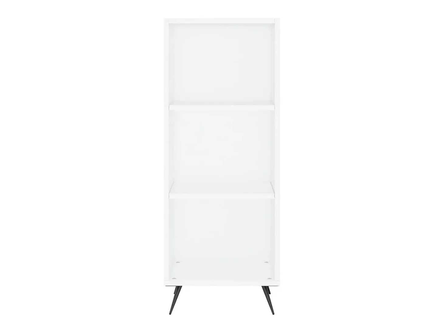 Aparador alto blanco 34,5x34x180 cm Madera contrachapada