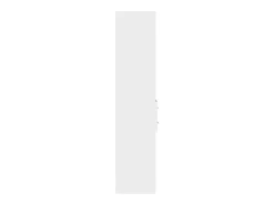 Aparador alto blanco 30x42,5x185 cm madera contrachapada