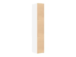 Aparador alto blanco 30x42,5x185 cm madera contrachapada