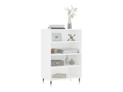 Aparador alto blanco 57x35x90 cm madera contrachapada