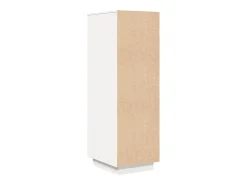 Aparador alto Blanco 34x40x108,5 cm Madera maciza de pino