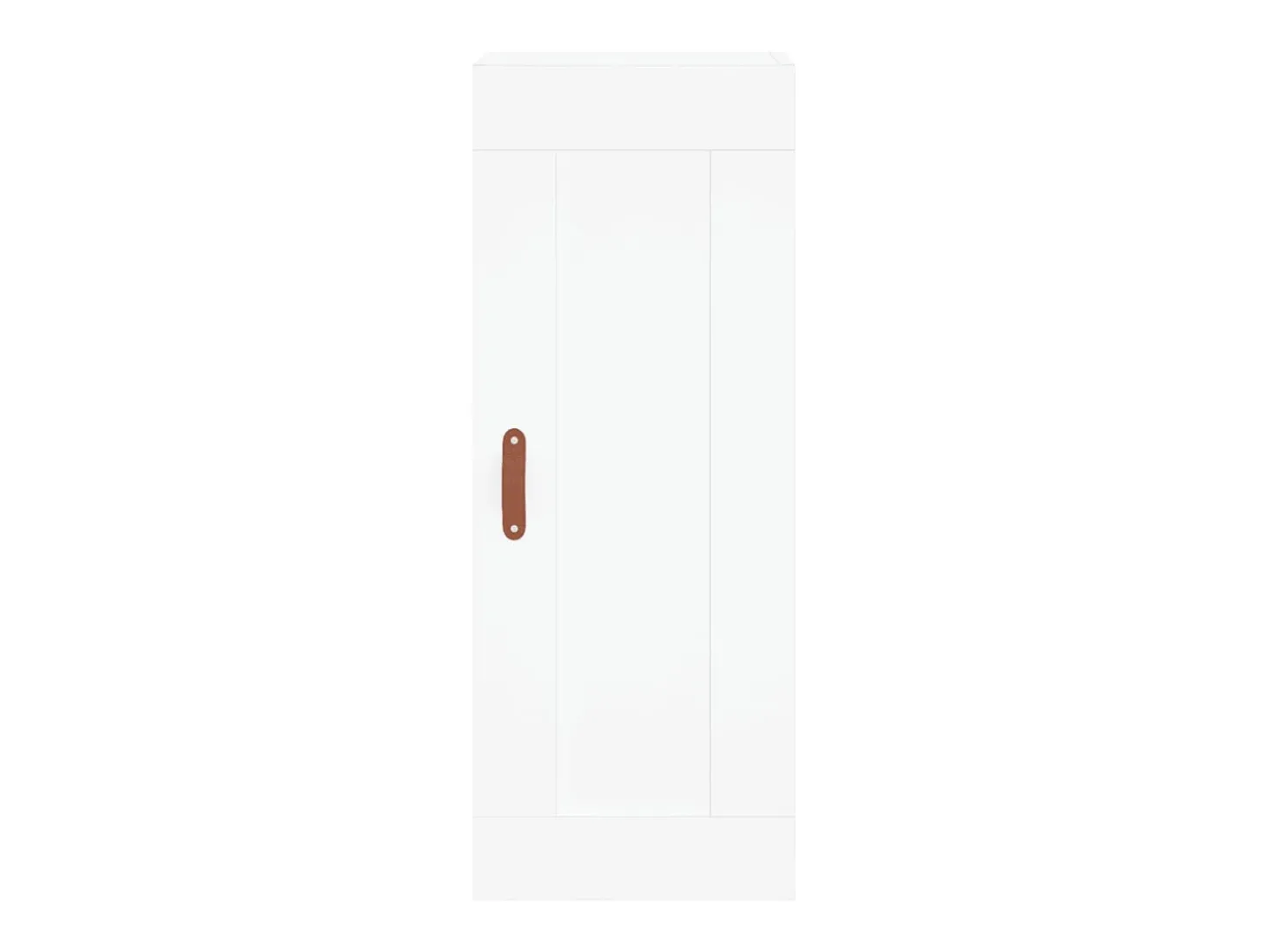 Aparador alto blanco 34,5x34x180 cm Madera contrachapada