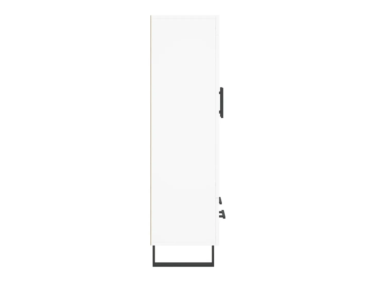 Aparador alto blanco 69,5x31x115 cm madera contrachapada