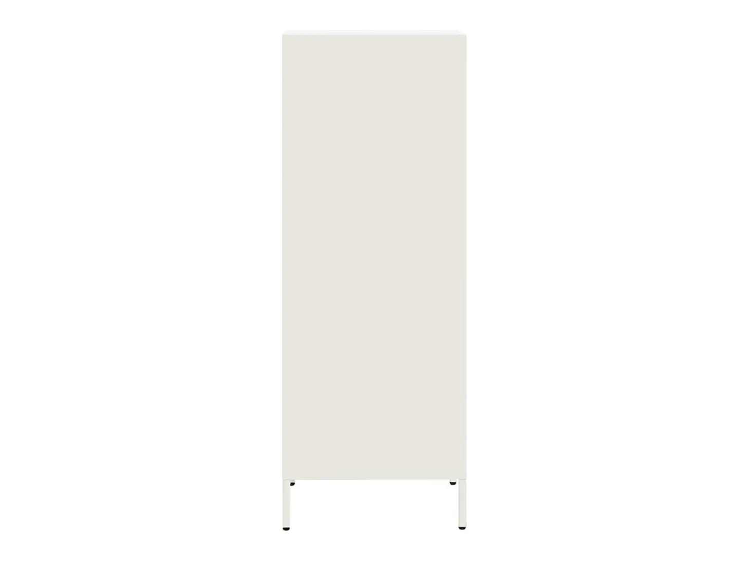 Aparador alto blanco 35x39x103,5 cm acero