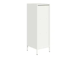 Aparador alto blanco 35x39x103,5 cm acero