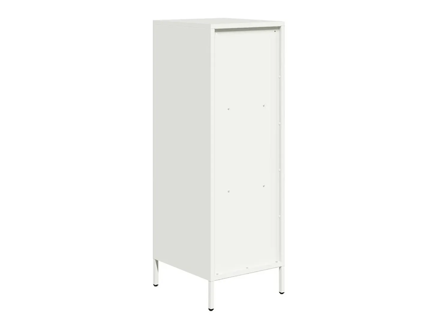 Aparador alto blanco 35x39x103,5 cm acero
