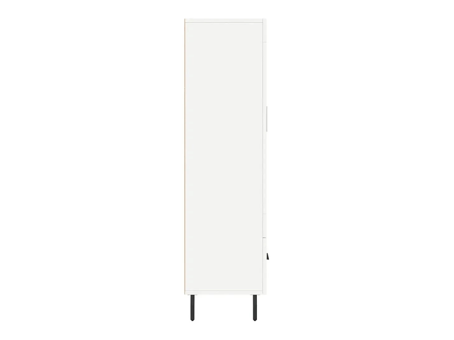 Aparador alto blanco 69,5x31x115 cm madera contrachapada