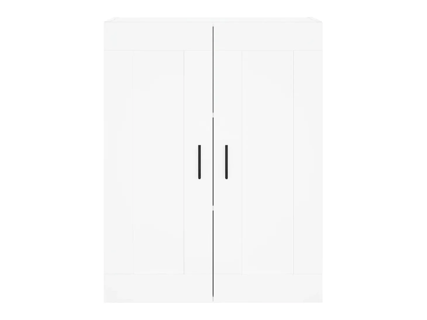 Aparador alto blanco 69,5x34x180 cm Madera contrachapada